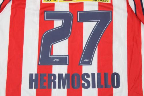 Retro Jersey 1998-1999 Chivas HERMOSILLO 27 Home Soccer Jersey Vintage Football Shirt