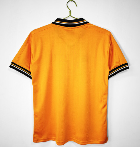 Retro Jersey 1999-2000 Valencia Away Orange Soccer Jersey Vintage Football Shirt