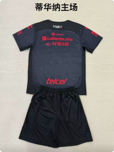 Adult Uniform 2024-2025 Xolos de Tijuana Home Soccer Jersey Shorts Men's Football Kit