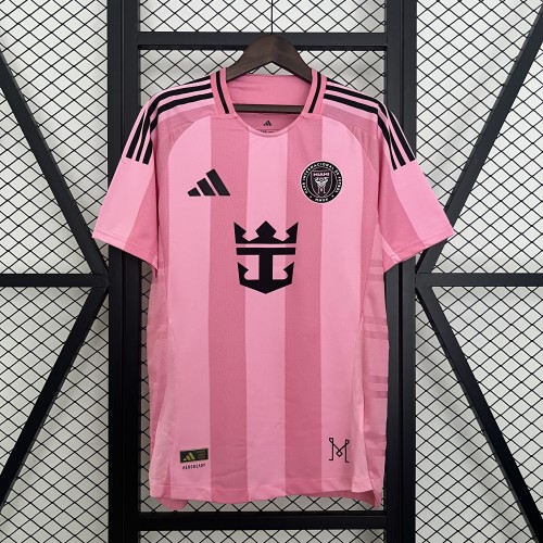 Fan Version 2025-2026 Inter Miami Home Soccer Jersey Football Shirt