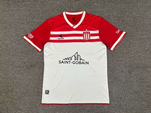 Fans Version 2025-2026 La Plata Away Red/White Soccer Jersey Football Shirt