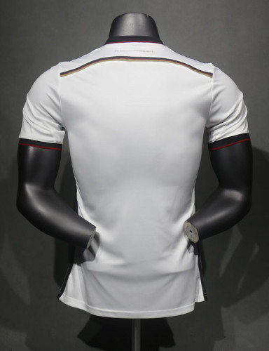 with 3 Stars Player Version Retro Jersey 2014 Germany Home Soccer Jersey Vintage Football Shirt