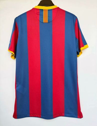 Retro Jersey 2010-2011 Barcelona Home Soccer Jersey Vintage Football Shirt