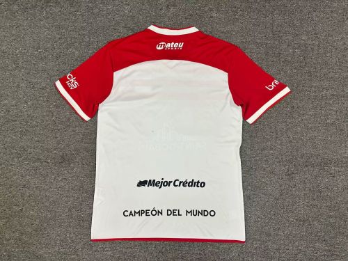 Fans Version 2025-2026 La Plata Away Red/White Soccer Jersey Football Shirt