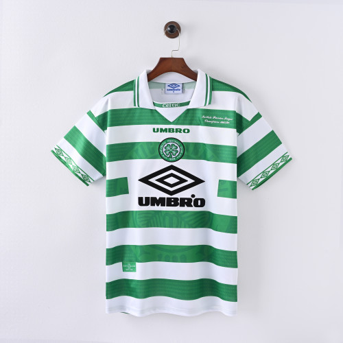 Retro Jersey 1997-1999 Celtic Home Soccer Jersey Vintage Football Shirt
