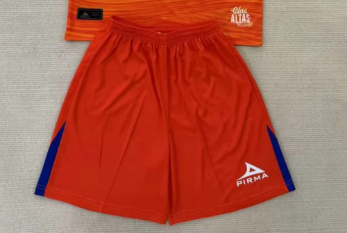 Fan Version 2024-2025 Mazatlan Away Orange Soccer Shorts Football Shorts