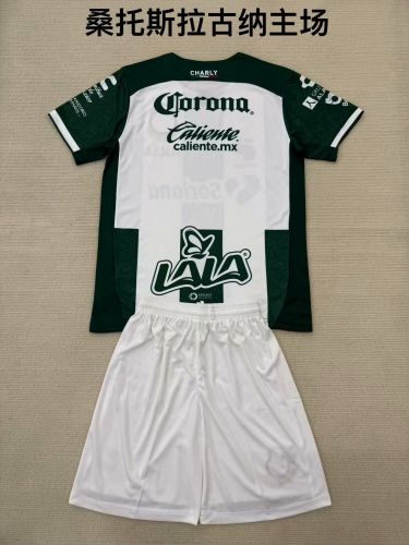 Adult Uniform 2024-2025 Santos Laguna Home Soccer Jersey Shorts Men's Football Kit