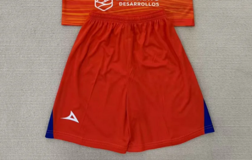 Fan Version 2024-2025 Mazatlan Away Orange Soccer Shorts Football Shorts