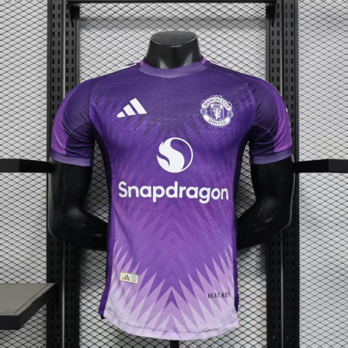 Player Version 2025-2026 Manchester United Purple Special Edition Soccer Jersey Man United Football Shirt