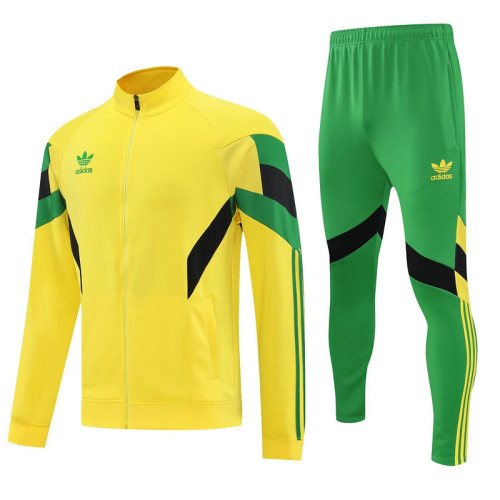 2025-2026 AD Yellow Soccer Training Jacket Football Jacket and Pants