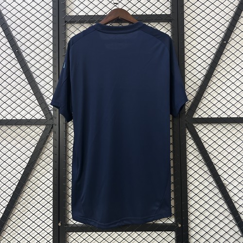 2024-2025 Flamengo Dark Blue Soccer Training Jersey Football Pre-match Shirt
