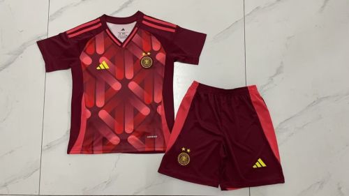 Youth Uniform Kids Kit 2025 Germany Away Soccer Jersey Shorts Child Football Set