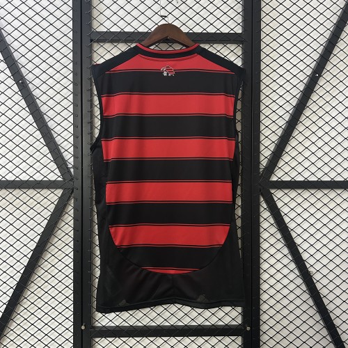 Fan Version 2025-2026 Flamengo Home Soccer Training Vest