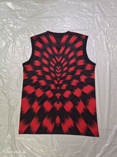Fan Version 2025-2026 Flamengo Black/Red Soccer Training Vest