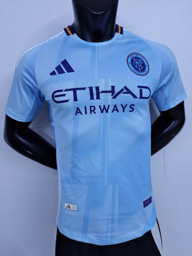 Player Version 2025-2026 New York City Home Soccer Jersey Football Shirt