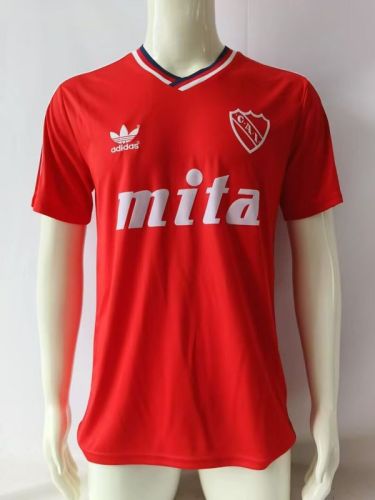 Retro Jersey 1989-1990 Atlético Independiente Home Soccer Jersey Men's Football Shirt