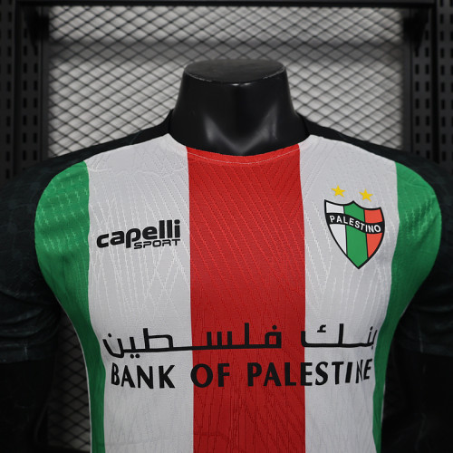 Player Version 2025-2026 Club Deportivo Palestino Home Soccer Jersey Football Shirt