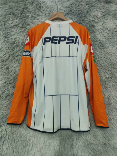 Long Sleeve Retro Jersey 2004 Pumas Home Soccer Jersey Vintage Football Shirt