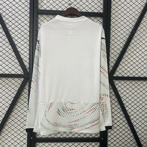 Long Sleeve Fan Version 2025 Portugal Away Soccer Jersey Football Shirt