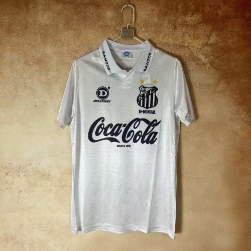 Fan Version 2025-2026 Santos White Special Edition Soccer Jersey Football Shirt