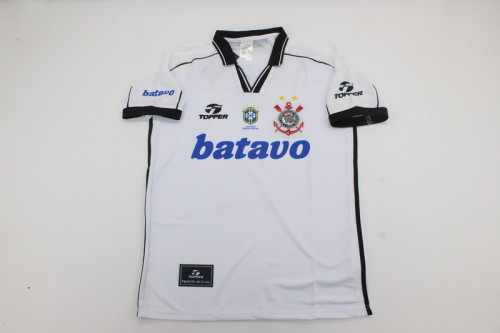 Retro Shirt 1999 Corinthians SYLVINHO 6 Home Vintage Soccer Jersey Football Shirt