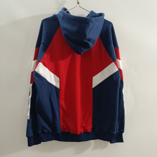 2025-2026 Arsenal Red/Dark Blue Soccer Training Hoodie Football Hoody