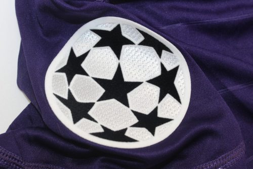 with UCL Patch Retro Jersey 2010-2011 Real Madrid Third Away Purple Soccer Jersey