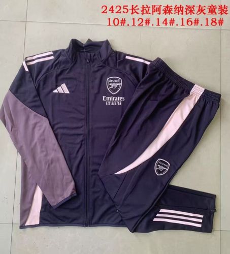 Youth 2025-2026 Arsenal Soccer Training Jacket Football Jacket and Pants