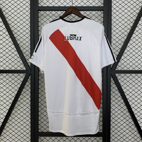 Retro Jersey 2006-2007 River Plate Home Soccer Jersey Vintage Football Shirt