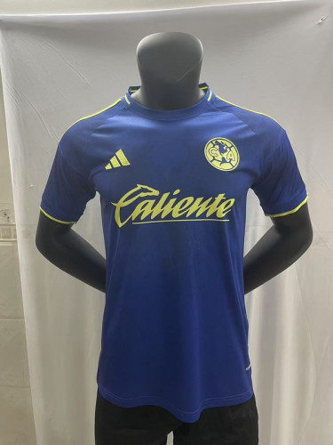 Fan Version 2025-2026 Club America Aguilas Away Dark Blue Soccer Jersey Football Shirt