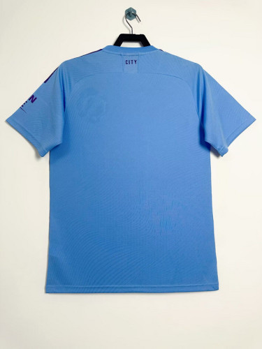 Retro Jersey 2019-2020 Manchester City Home Soccer Jersey Vintage Football Shirt