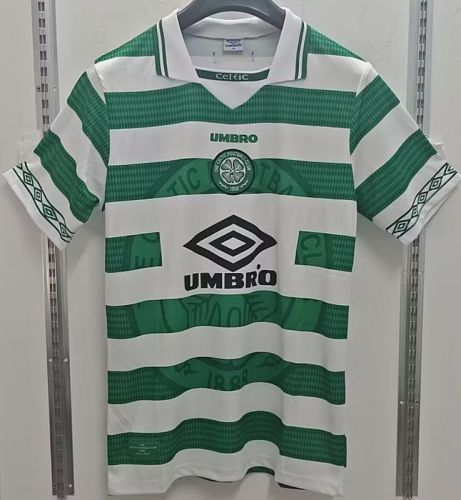 Retro Jersey 1997-1998 Celtic Home Soccer Jersey Vintage Football Shirt