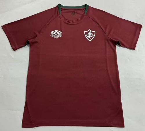 Fan Version 2025-2026 Fluminense Dark Red Soccer Training Jersey Football Shirt