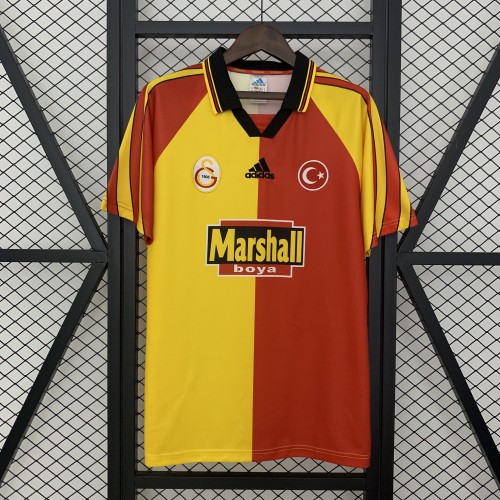Retro Jersey 1998-1999 Galatasaray Home Soccer Jersey Vintage Football Shirt
