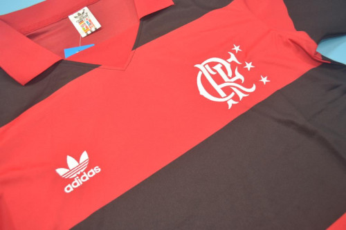 Retro Jersey 1984 Flamengo Home Soccer Jersey Vintage Football Shirt