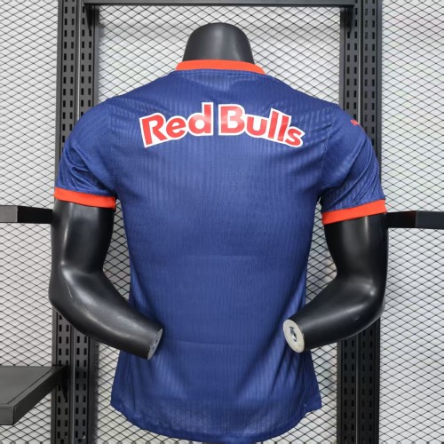 Player Version 2025-2026 Red Bull Bragantino Away Dark Blue Soccer Jersey Football Shirt