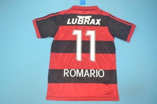 Retro Jersey 1990 Flamengo ROMARIO 11 Home Soccer Jersey Vintage Football Shirt