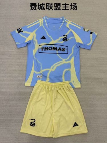 Adult Uniform 2025-2026 Philadelphia Union Home Soccer Jersey Shorts Football Kit
