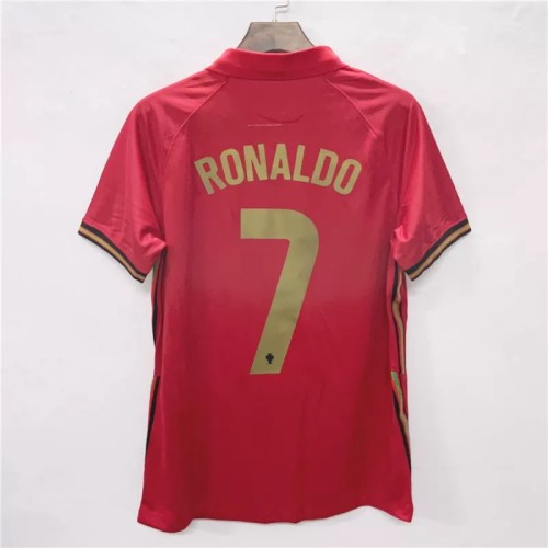 Retro Jersey 2020 Portugal RONALDO 7 Home Soccer Jersey Vintage Football Shirt