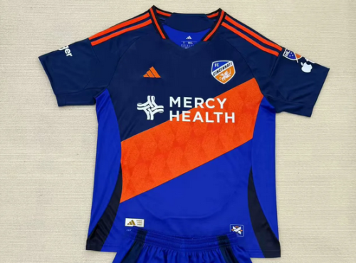 Fans Version 2025-2026 Cincinnati Home Blue Soccer Jersey