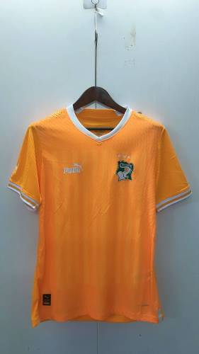 Player Version 2025 Ivory Coast Home Football Shirt Côte d'Ivoire Orange Soccer Jersey