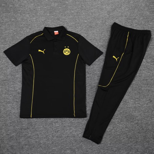 Adult Uniform 2025-2026 BVB Soccer Polo and Pants Dortmund Football Set