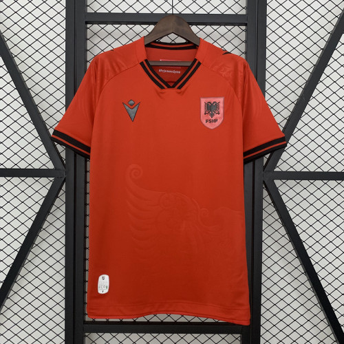 Fans Version 2025-2026 Albania Home Red Soccer Jersey Football Shirt