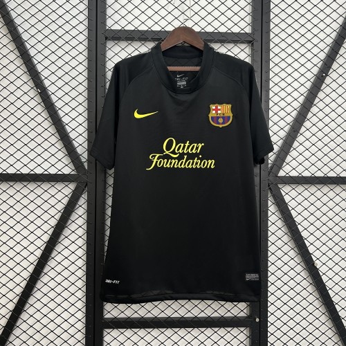 Retro Jersey 2011-2012 Barcelona Away Black Soccer Jersey Vintage Football Shirt