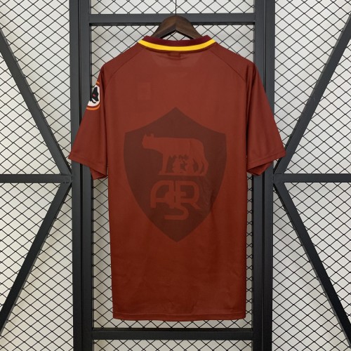 Retro Jersey 1997-1998 As Roma Home Soccer Jersey Vintage Football Shirt