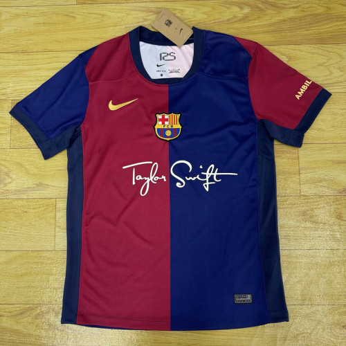Barca Camisetas de Futbol Fans Version 2024-2025 Barcelona Tyler Swift Version Home Soccer Jersey