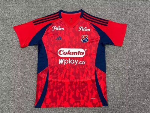 Fans Version 2025-2026 Independiente Medellín Home Soccer Jersey DIM Football Shirt