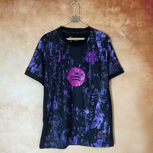 Barca Camisetas de Futbol Fans Version 2025-2026 Barcelona Purple Special Edition Soccer Jersey