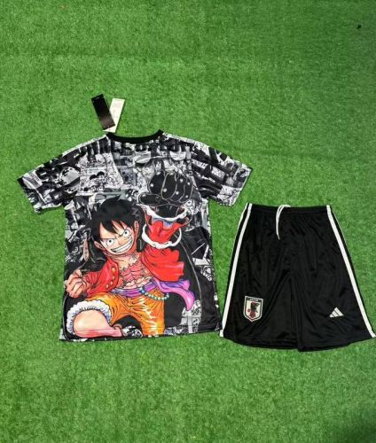 Youth Uniform Kids Kit 2025 Japan COMIC Soccer Jersey Shorts Child Football Set