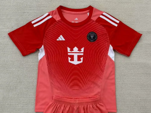Fan Version 2025-2026 Inter Miami Red Goalkeeper Soccer Jersey Football Shirt
